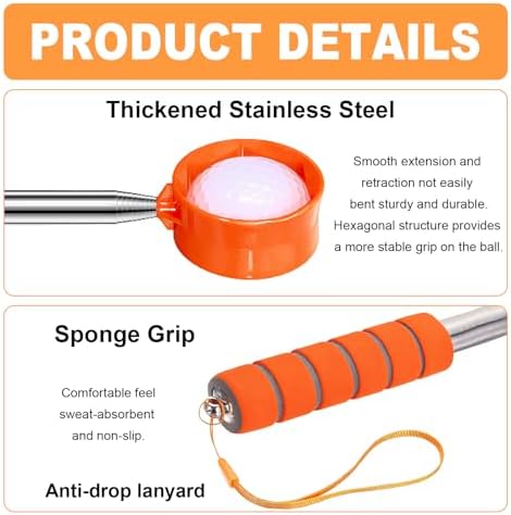 Golf Ball Retriever Telescopic, - Image 4