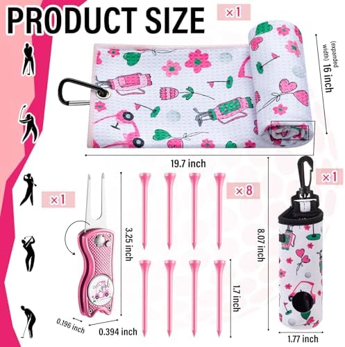 Liliful 12 Pcs Golf Accessories Kit Golf Stuff Gifts - Image 2