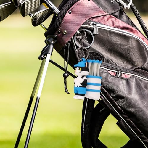 Penitue Caddie Golf Tee Holder, Including 8 Golf Ball Tees Creative Cute Cat - Image 7