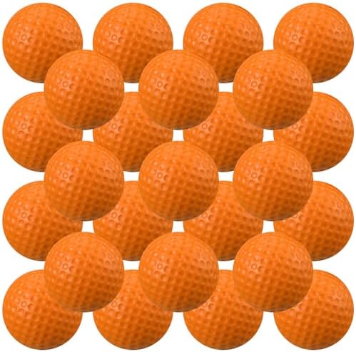 Junkin 24 Pcs Foam Golf Balls Practice Realistic Feel by Junkin