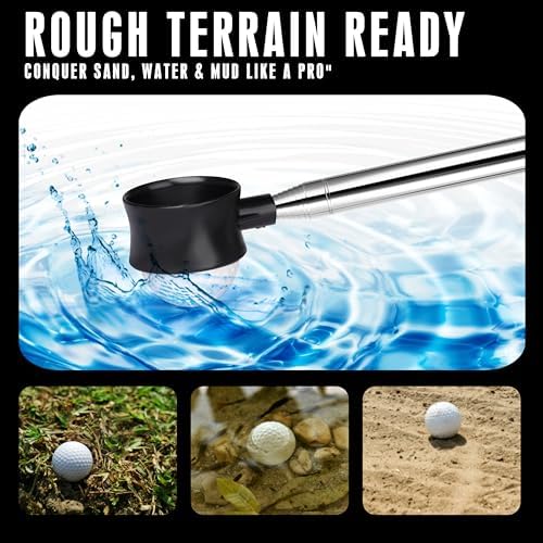 Premium Press-Lock Golf Ball Retriever – 9Ft / 12Ft / 14.5Ft / 16.3Ft - Image 6