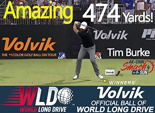 Volvik NEW Vivid 3-Piece High Visibility Premium Matte Finish Color Golf Balls - Image 4