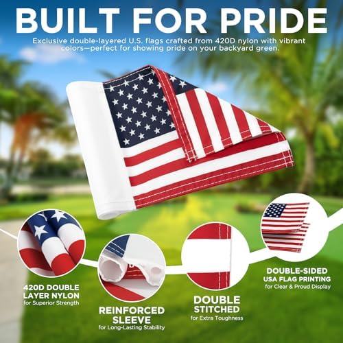 KINGTOP 3 ft Golf Flagstick Sets - Image 3
