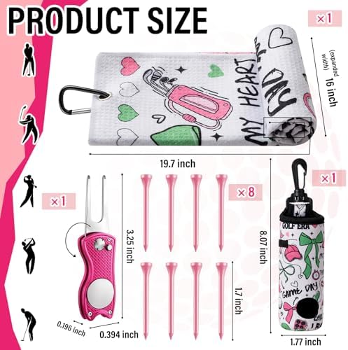 Liliful 12 Pcs Golf Accessories Kit Golf Stuff Gifts - Image 2