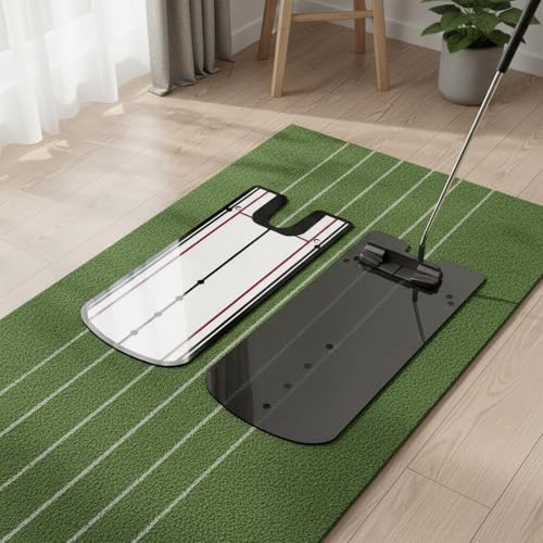 Golf Putting Mirror Alignment Putting Aid Putting Training Mirror Putting - Image 2