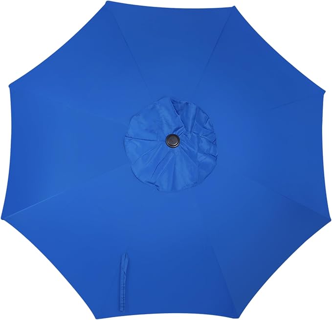 9' Outdoor Patio Umbrella, Outdoor Table Umbrella, Yard Umbrella, Market - Image 4