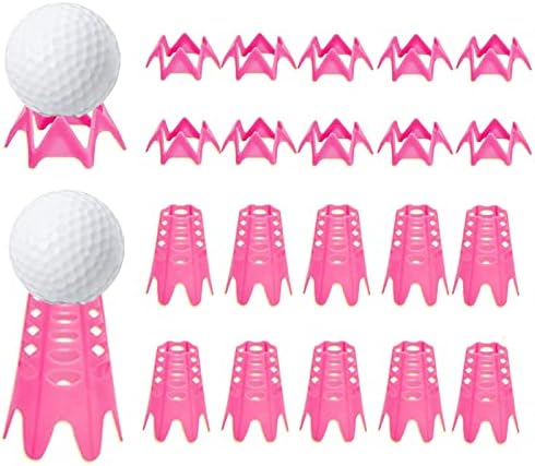 Plastic Golf Simulator Tees for Indoor Outdoor Practice Training, Golf Mat Tees by Ruyshu