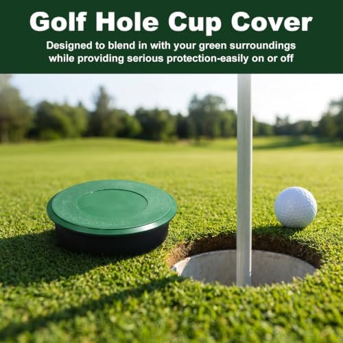 3 Sets Golf Hole Cup with Cover, Golf Cups - Image 5