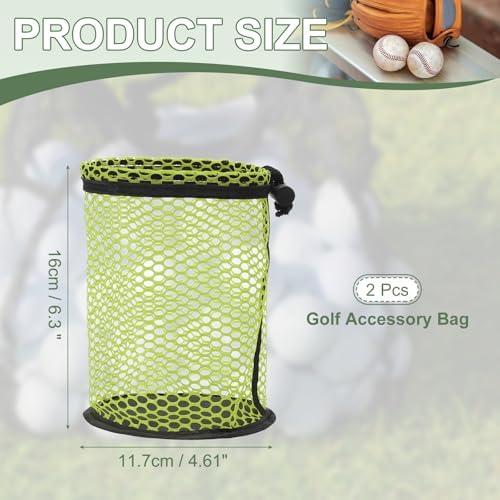 Golf Ball Storage Bag Nylon Mesh Golf Pouch - Image 2