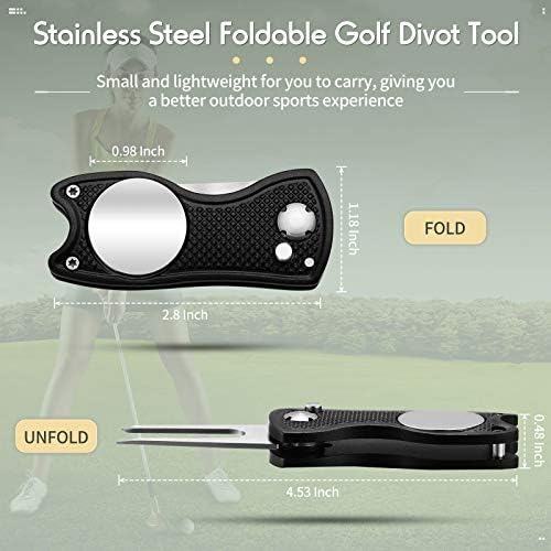 Skylety 4 Pcs Golf Divot Repair Tool Foldable - Image 2