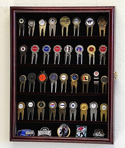 sfDisplay.com, LLC. Golf Ball Divot Tool Markers Coin Chips Medallion Display by SFDisplay