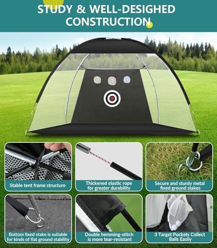Golf Net: 10x7FT Golf Practice Net - Image 6