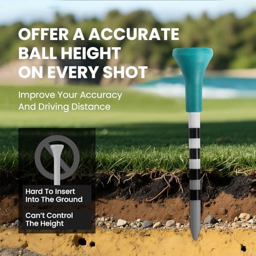 FINGER TEN Unbreakable Plastic Golf Tees - Image 4
