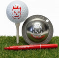 Tin Cup Golf Ball Marker Stencil by SportsBySager