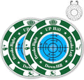 2 Pack Golf Green Reader, Ball Marker by Tsocent