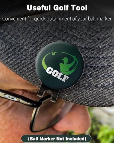 GreenHaven Magnetic Golf Hat Clip Marker Set - Image 2