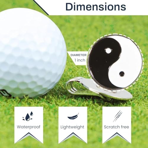 Black & White Yin Yang Ball Marker - Image 4