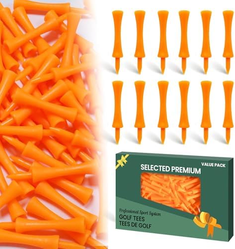 Amy Sport Golf Tees Plastic Step Down 50 Pack by AmySport