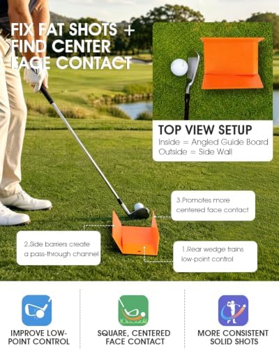 Impact Position Golf Swing Trainer, Golf Impact Training Wedge - Image 5