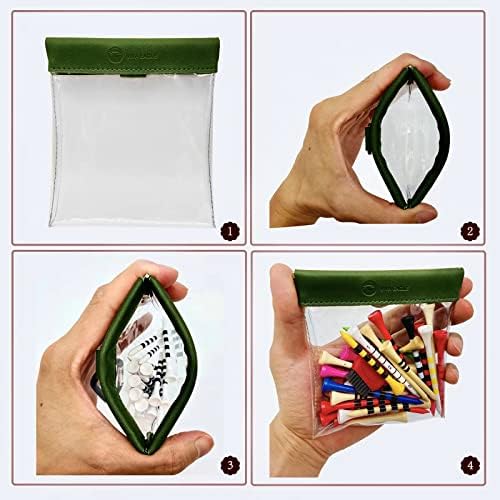 Golf Tees Pouch Bag with Clip - Image 2