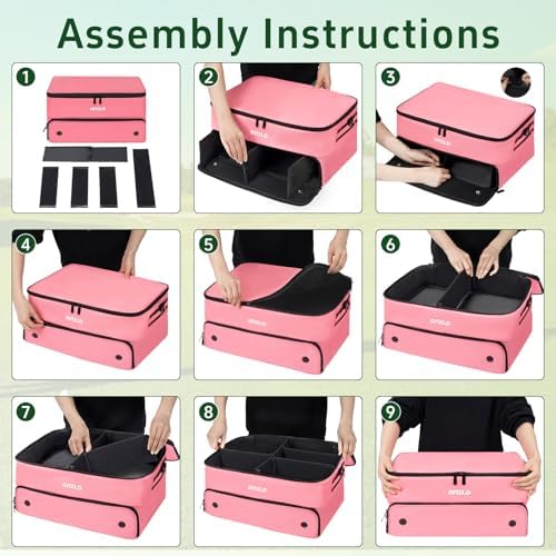 ANILD Golf Trunk Organizer, 2 Layer Golf Storage Case - Image 4