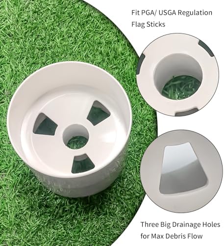 Golf Hole Cup, Accessories for Backyard Practice Putting Green, ABS Plastic - Image 2