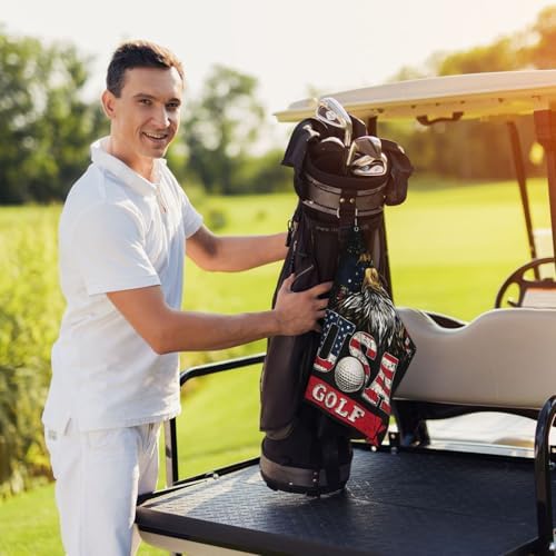 Bald Eagle Golf Towel Microfiber - Image 6