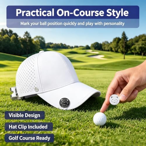 Adhere Golf Ball Markers with Strong Magnetic Hat Clip - Image 6