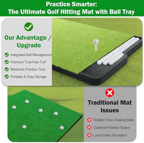 Golf Mat 5x4ft, 26-50mm Golf Hitting Mat - Image 3