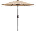 7.5FT Patio Umbrella Table Market Umbrella w/Tilt and Crank, Heavy-Duty Outdoor by AreShark