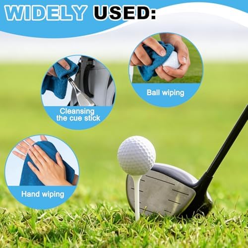 Small Microfiber Golf Towel, Pocket Golf Ball Towel - Image 5