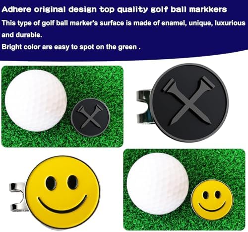 Adhere Golf Ball Markers with Strong Magnetic Hat Clip - Image 4