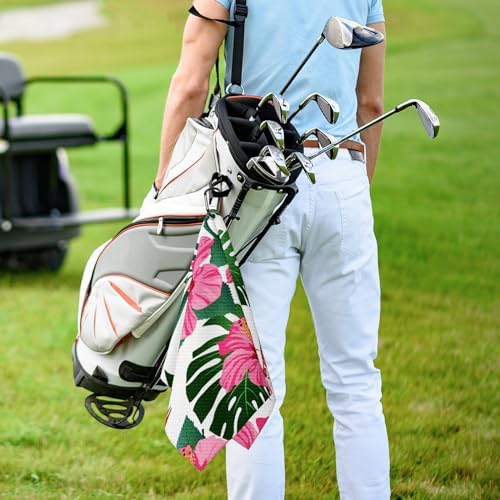 Tropical Floral Golf Towel 2 Packs - Image 5