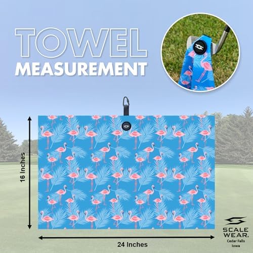 Magnetic Golf Towel 16x24 Waffle Weave - Image 2