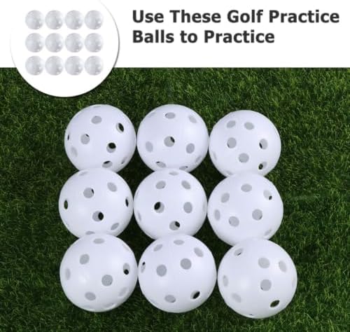 25 Pack Reusable Hollow Golf Practice Balls - Image 3