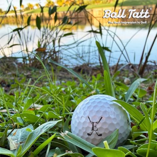 Golf Ball Stamp Personalized Monogram Initial Self-Inking Marker Quick Dry - Image 2