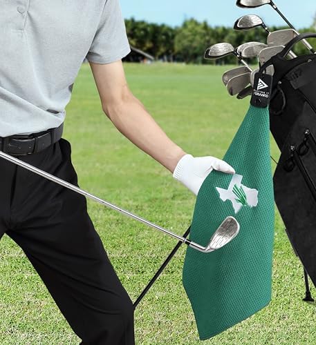 Magnetic Golf Towel North Texas University - Image 5