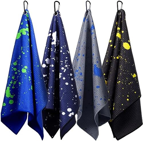Peryiter 4 Pcs Golf Towels by Peryiter