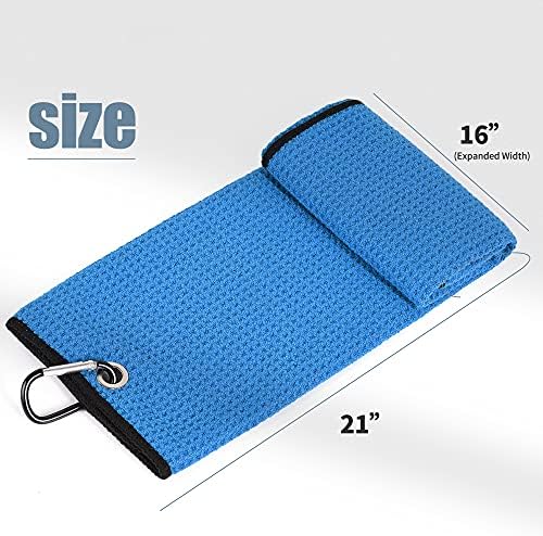 Mile High Life Tri-fold Golf Towel | 16" X 24" | Premium Microfiber Fabric | - Image 4