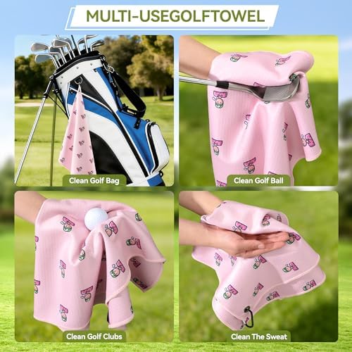 Mile High Life Fun Print Golf Towel 16x24in, Microfiber Waffle - Image 5
