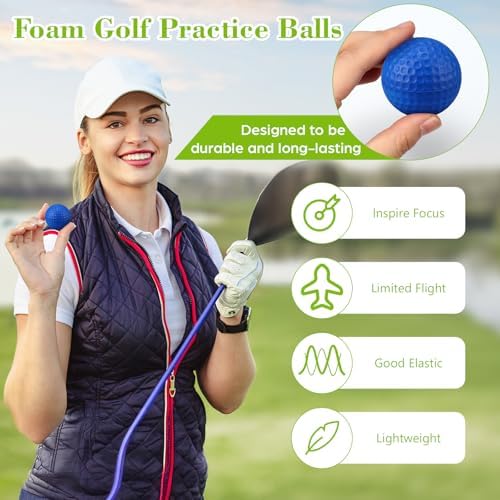30 Pcs Foam Golf Practice Balls Soft Foam Balls - Image 3