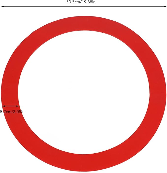 Golf Target Circle, Golf Training Aid Golf Targetss, Golfs Practice Target Rings Ultra Thin Silicone Vibrant Targetss Indicator Golfs Targetsss Circle for Golfss Training