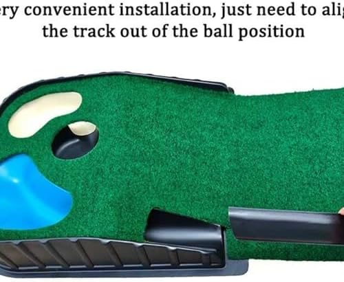 Indoor and Outdoor Golf Practice Putting Green, Portable Home Office Golf - Image 6