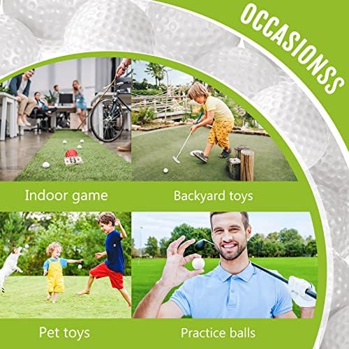 Junkin 24 Pcs Foam Golf Balls Practice Realistic Feel - Image 6