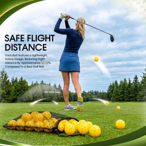 300 Pcs Plastic Practice Golf Ball 42mm PU Foam Balls - Image 5