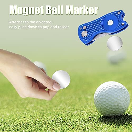 Mile High Life Golf Divot Repair Tool, All Metal Foldable Divot Tool - Image 3