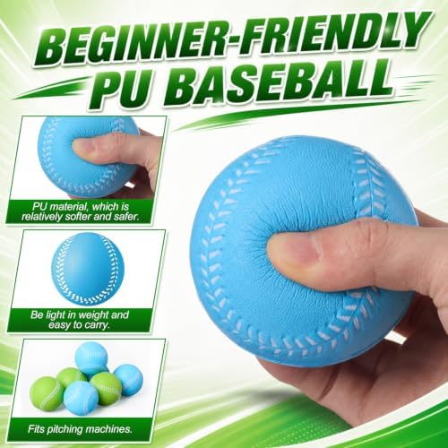 Wettarn 36 Pcs Foam Baseball Bulk Soft Baseball - Image 3