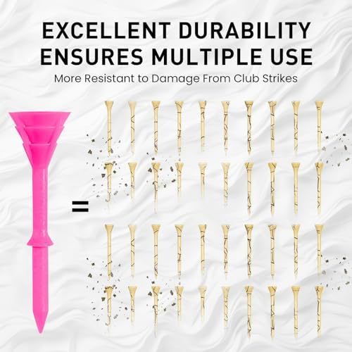 Amy Sport Unbreakable Golf Tees Plastic 3 1/4 inch - Image 3