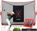 ZEALFEEL Golf Net, 10 x 7 ft Hitting Practice Set by ZEALFEEL