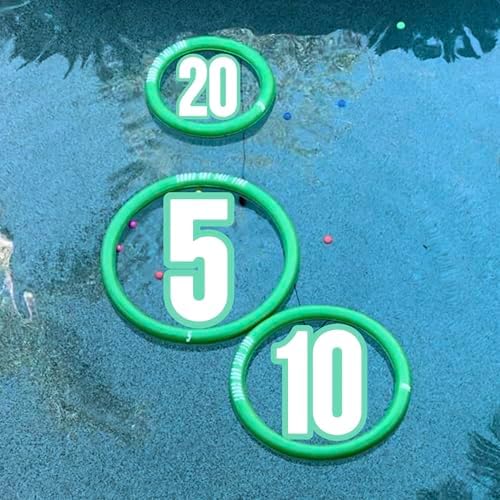 Floating Golf Green for Pool, Putting Turf Mat, Real Floating Golf Balls - Image 2